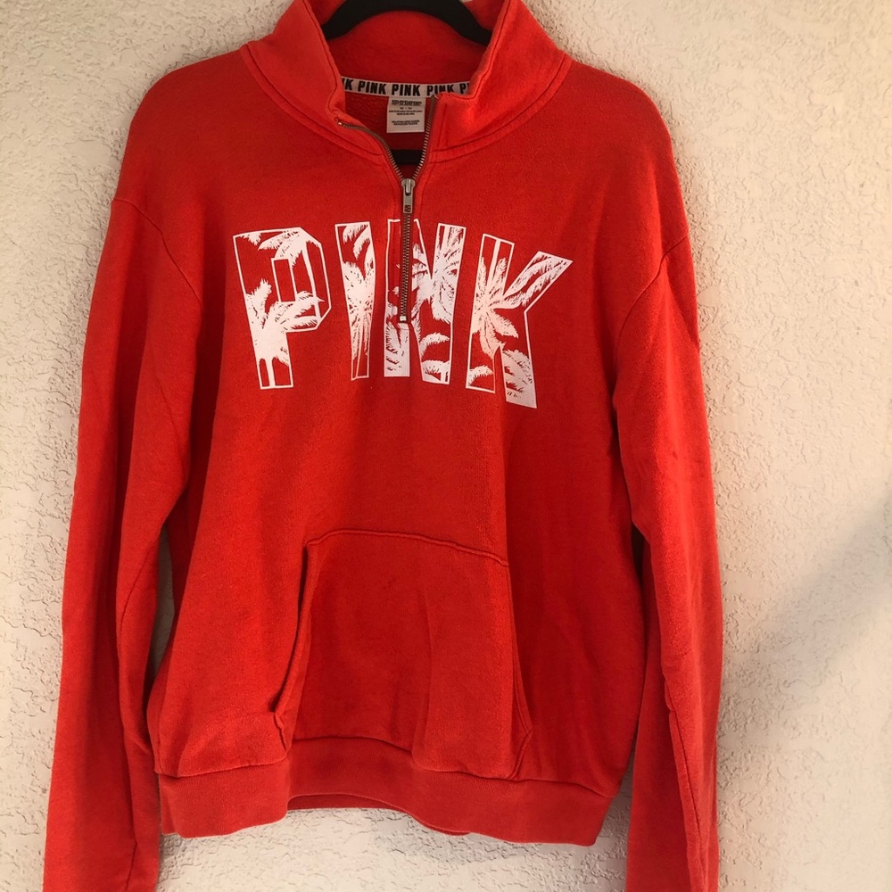 PINK Victoria Secret Quarter Zip Sweatshirt
